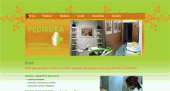 Desktop Screenshot of pedikurastudio.sk