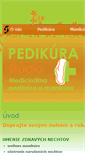 Mobile Screenshot of pedikurastudio.sk