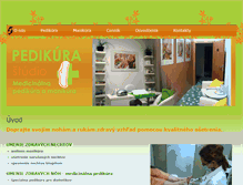 Tablet Screenshot of pedikurastudio.sk